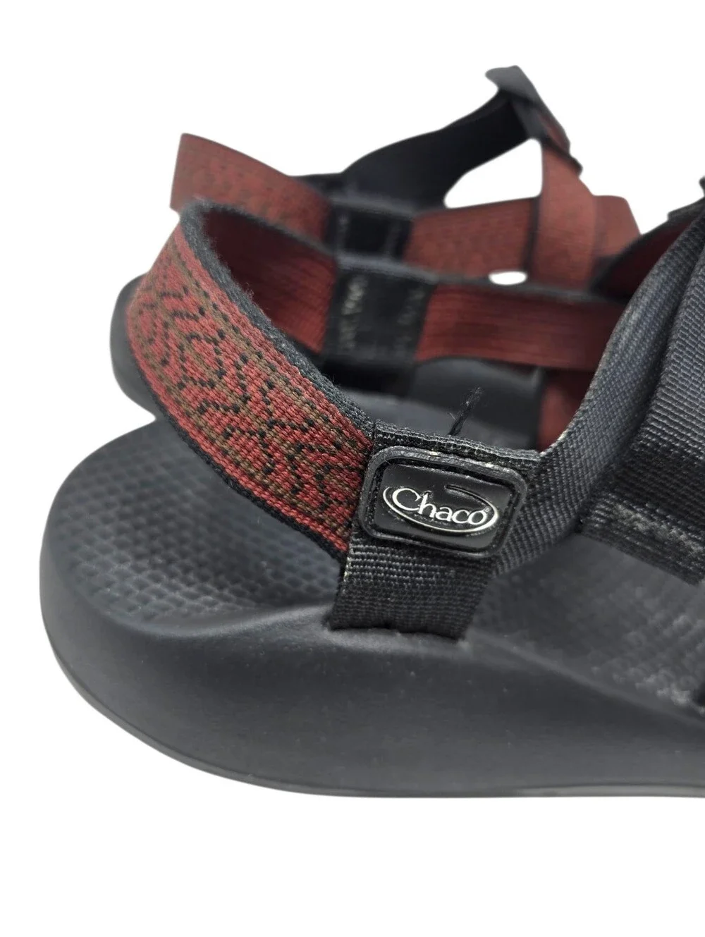 Chaco Men's Z/1 Classic Crossover Strap Sandal Burgundy Size 10